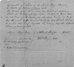 "Account of Sale of a Negro Boy belonging to Estate of William Joyce," Reidsville [Georgia]