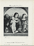 Sobranie Gertsoga G. N. Leikhtenbergskago. F. Francha. Bogomater' s mladentsem, sv. Varvara i sv. Dominikii.