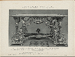 Istoricheskaia vystavka predmetov iskusstva v S.-Peterburge 1904 g. Stol v stile "empire" iz bronzy.