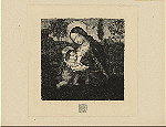 Sobranie M. P. Botkina. Bernardini di Betto di Biadzhi (Pinturikkio).- Madonna s mladentsem.