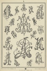 Albom monogramm dlia mietki biel'ia, gravirovaniia, riezby, shtampovaniia, vypilivaniia, otlivki, chekanki i proch