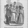 Marriage and settlement of the Rev. D. H. Peterson. "The first noble gift unto man. So let us ever remember the vow, and keep the covenant forever in view."