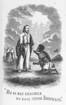 `He is not ashamed, to call them brethren.' [Man kneeling down in front of Jesus]