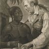 The benevolent effects of abolishing the slave trade or the planter instructing his negro.