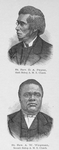 Rt. Rev. D. A. Payne, Sixth Bishop A. M. E. Church.  Rt. Rev. A. W. Wayman, Seventh Bishop A. M. E. Church.