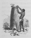 Male using smelting-furnace
