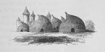 View of dwellings consisting of Thatch-work of a very peculiar shape