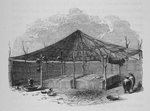 View of a tent