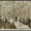 President Grant and his Cabinet in the Capitol, midnight, March 8.