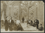 President Grant and his Cabinet in the Capitol, midnight, March 8.