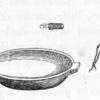 Hottentot hatchet, bowl, jug or bambus and knife