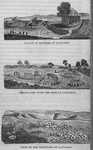 Palace of Mateebe at Lattakoo.  Negotiating with the King at Lattakoo.  View to the Westward of Lattakoo.