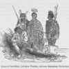 Queen of Lattakoo, Lattakoo Warrior, and two Bosjesman Hottentots