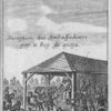 Reception des Ambassadeurs par le Roy de quoja.