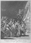 Durand entertaining King Hamet & Family.