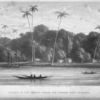Village in the Swamps where the Vessels were Attacked.