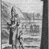 Comment les Femmes sont habillees, et comme elles portent leurs enfans fur leur dos. Pag. 160.  Maniere dout les Negres dancent en rond. Pag. 162.