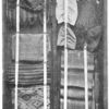 Domestic Articles.  Cloth of Bark Fibre, Wild Cotton, Whisp Broom, Caps, Congo Money, Mats, Ivory Finger Rings.
