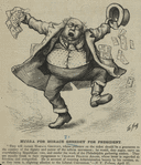 Horace Greeley  - Caricatures.