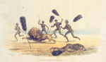 Bechuana Hunting the Lion