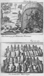 The Delivery of a Hottentot Wooman.  The Hottentot Marriage.