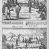 The Hottentot Musick and Dancing.  The Hottentot manner of Hunting.