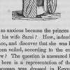 A veiled Egyptian female; an Egyptian female showing her face