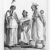 Peuples de la Senegambie 1. Femme des environs de St. Louis, 2. Femme peul, 3. Femme Foulah du Cantorah
