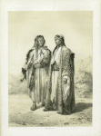 Bedouins, from the Vicinity of Suez.  One of the Mahazi, and the other of the Soualeh Tribe.