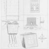 1. Plan of the Excavated church of Abha Os Gaba, or Abhahasuba. 2. Plan of the Church of Jummada Mariam, from Alvariz. 3. Front elevation of the Church of Emanuel in Lasta, by Alvariz. 4. An Abyssinian M.S.S. book, containing the hymns of Yereed, now in..