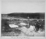 View of a cemetery at Martinique.