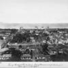 View of the city of Fort-de-France, seat of government of Martinique. Public Square to the left.