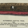 Johann Gutenberg.- Inventions.