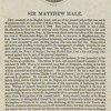 Sir Matthew Hale.