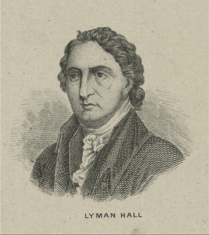 Lyman Hall. NYPL Digital Collections
