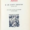 Pioneers in West Africa, title page