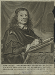 Adrianus Heereboord Lugduno Batavus. L.A.M. et Philosophiae in Academia Patria Professor Ordinarivs. Aetatis 45. Anno 1659