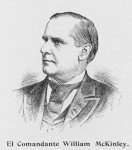 El Comandante William McKinley, Presidente de los Estados Unidos de America