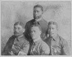 Members of the Hospital Corps. Chas. Taylor, Noah T. Williams, Charles Williams, William Hayes.
