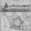 View and Plan of the fortress called Amsterdam