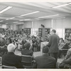 Inwood, Ceremony: Grace Conway (front row, 2nd from left), John Mackenzie Cory [?] at podium
