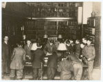 A troop of blind Boy Scouts visiting the Library for the Blind, 42nd Street