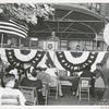 Library for the Blind, Dedication: Mr. Ralph A. Beals, Miss Allessios (at left below flag)