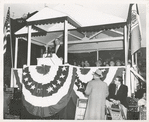 Mosholu groundbreaking, Newbold Morris[?] speaking]