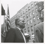 Mosholu cornerstone laying, Newbold Morris, Chairman, Circulation Committee[?], New York Public Library Trustees