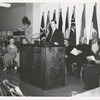 Mosholu, John M. Cory [speaking], Isabel Jackson (at left, small white hat)