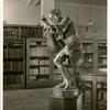 Music Library] Bronze statue of Mozart by Barrias (original in Vienna), presented to Music Library by Mrs. Sandor Harmati