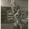 Music Library Bronze statue of Mozart by Barrias (original in Vienna), presented to Music Library by Mrs. Sandor Harmati