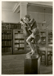 Music Library Bronze statue of Mozart by Barrias (original in Vienna), presented to Music Library by Mrs. Sandor Harmati