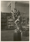 Music Library Bronze statue of Mozart by Barrias (original in Vienna), presented to Music Library by Mrs. Sandor Harmati